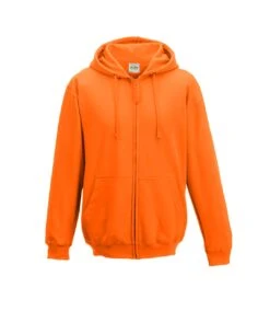 Awdis Plain Mens Hooded Sweatshirt / Hoodie / Zoodie (Mustard)