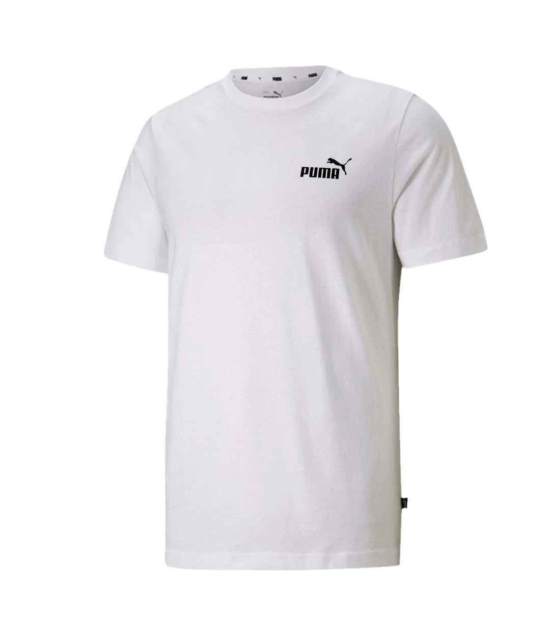 Puma Mens ESS Logo T-Shirt (White) 3 Puma Mens ESS Logo T-Shirt (White)
