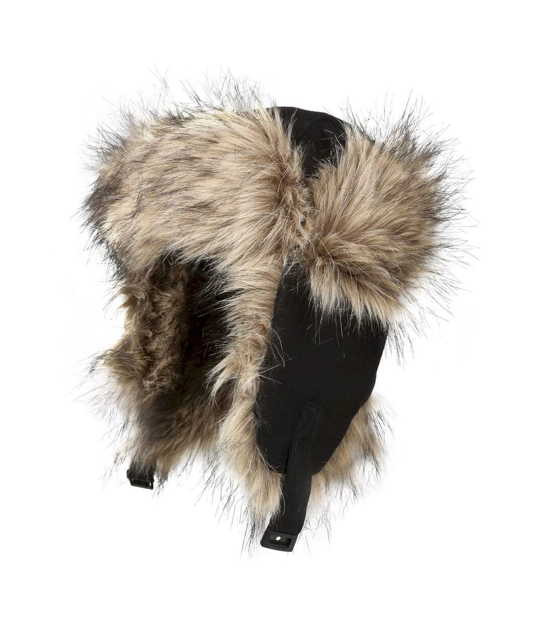 Regatta Mens Faux Fur Trapper Hat (Black) 3 Regatta Mens Faux Fur Trapper Hat (Black)