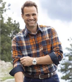 Men's Orange Checked Flannel Shirt 8 Men's Orange Checked Flannel Shirt -Featured Men'S Clothing Stores 234e3ac995e0bf996acd13de5e06b4c5