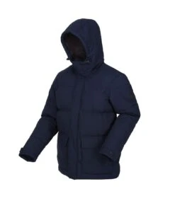 Regatta Mens Falkner Padded Jacket (Navy) -Featured Men'S Clothing Stores 242CA342125A63C4DAD7A1F6ABFC200A2510F0C1351AA4B645B0365306D64AA4