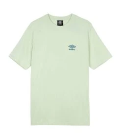 Umbro Mens Core Small Logo T-Shirt (Subtle Green/Lyons Blue)