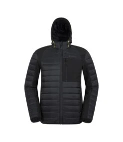 Mountain Warehouse Mens Turbine II Softshell Padded Jacket (Black)