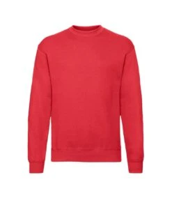 Fruit Of The Loom Mens Lightweight Drop Shoulder Sweatshirt (Red)