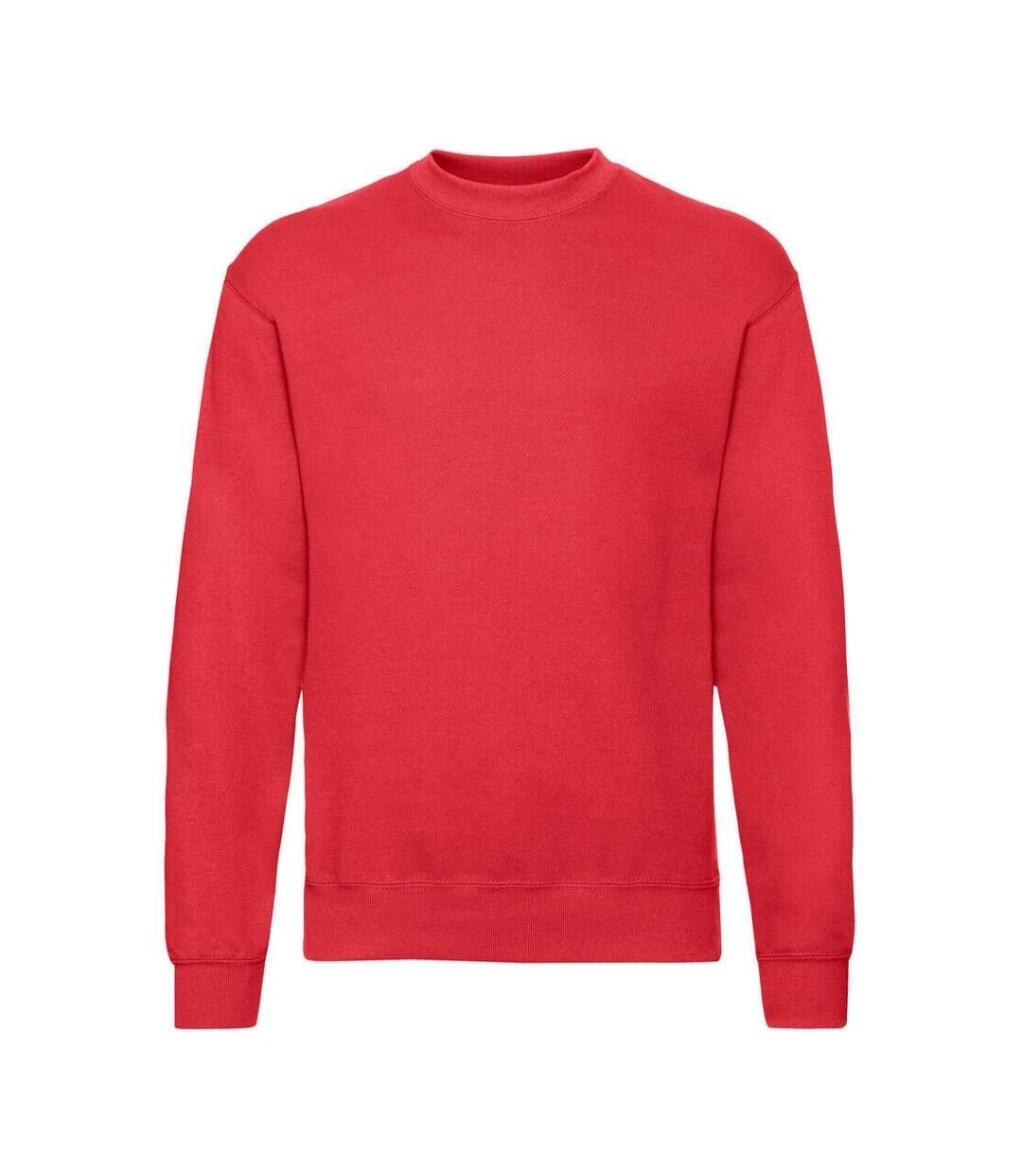 Fruit Of The Loom Mens Lightweight Drop Shoulder Sweatshirt (Red) 3 Fruit Of The Loom Mens Lightweight Drop Shoulder Sweatshirt (Red)
