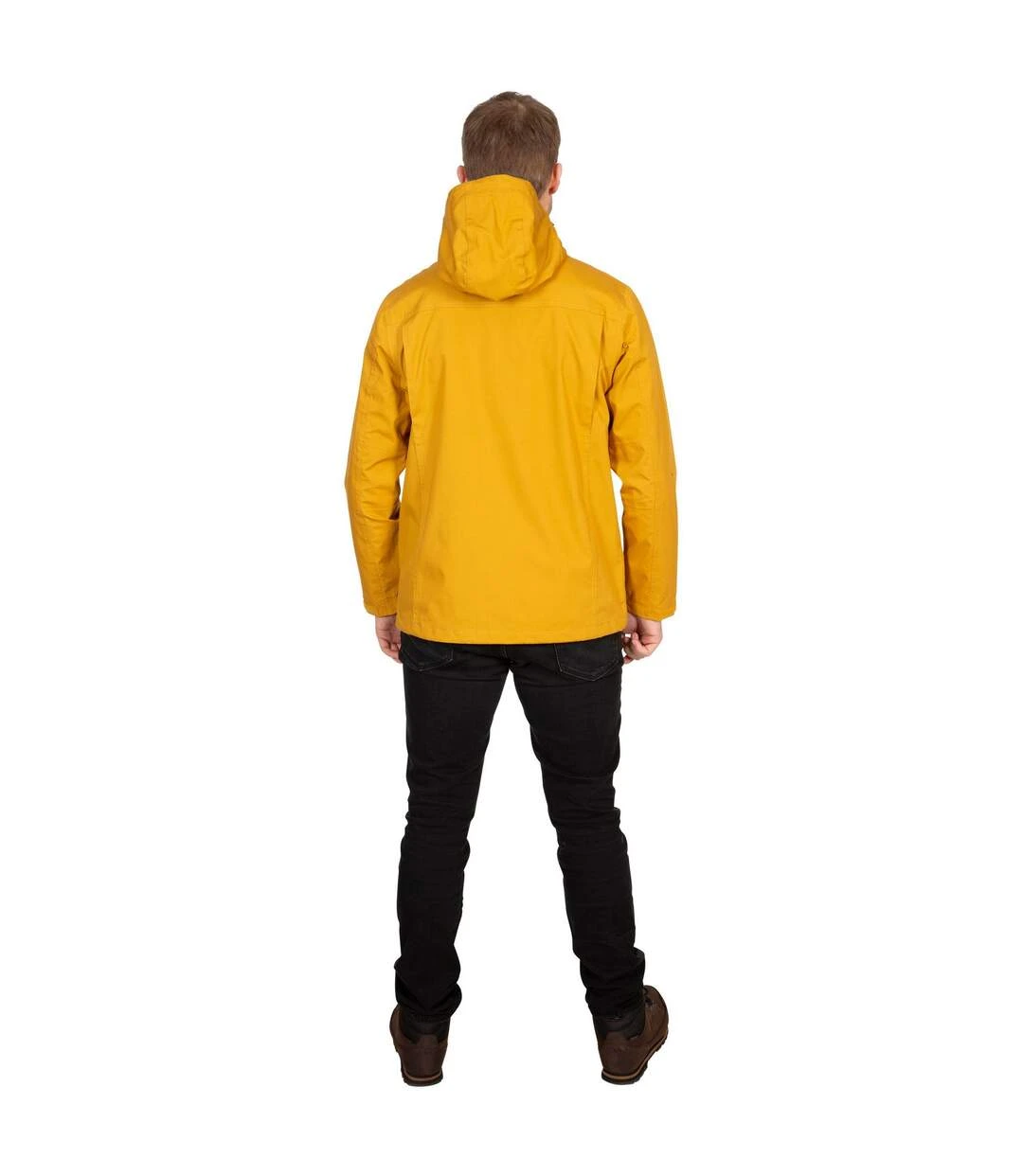 Trespass Mens Raharra Waterproof Jacket (Maize Yellow) 4 Trespass Mens Raharra Waterproof Jacket (Maize Yellow) - Image 2