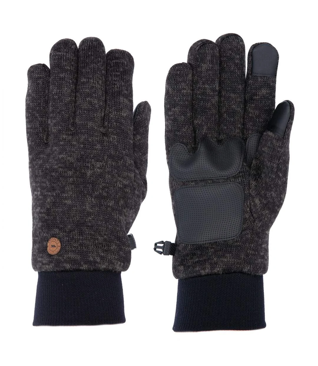 Trespass Unisex Adults Tetra Gloves (Dark Gray) (XS/S) 3 Trespass Unisex Adults Tetra Gloves (Dark Gray) (XS/S)