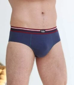 Pack Of 5 Men's Casual Briefs - 2 Navy 1 Burgundy 2 Patterned -Featured Men'S Clothing Stores 25f4e141100fef16d06875e218eba100