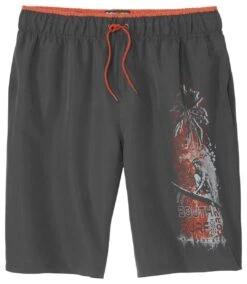 Men's Anthracite Sporty Swim Shorts - Elasticated Waist -Featured Men'S Clothing Stores 2773215a11152069335977cf91caeadd