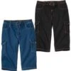 Pack Of 2 Men's Cropped Cargo Pants - Black Blue -Featured Men'S Clothing Stores 28e09f05f5a037bfa2ede76a7fd41350