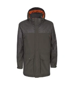 Trespass Mens Larken Waterproof DLX Jacket (Peat)