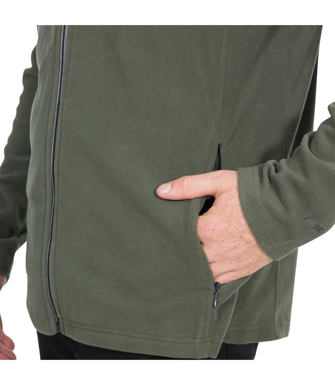 Trespass Mens Tadwick Fleece Jacket (Basil Green) 6 Trespass Mens Tadwick Fleece Jacket (Basil Green) - Image 4
