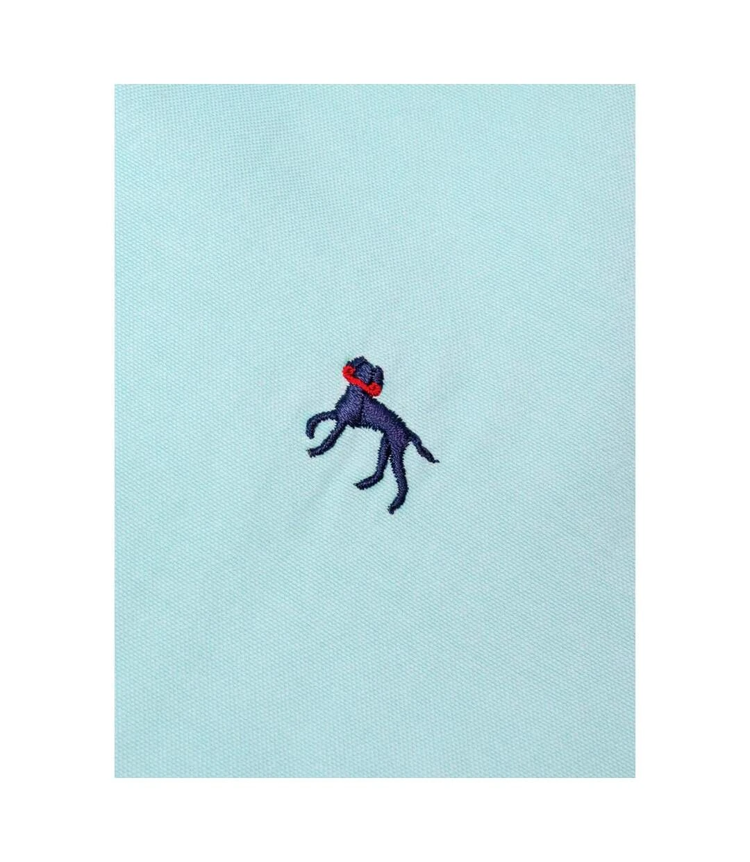 Bewley & Ritch Mens Galand Oxford Short-Sleeved Shirt (Mint) 6 Bewley & Ritch Mens Galand Oxford Short-Sleeved Shirt (Mint) - Image 4