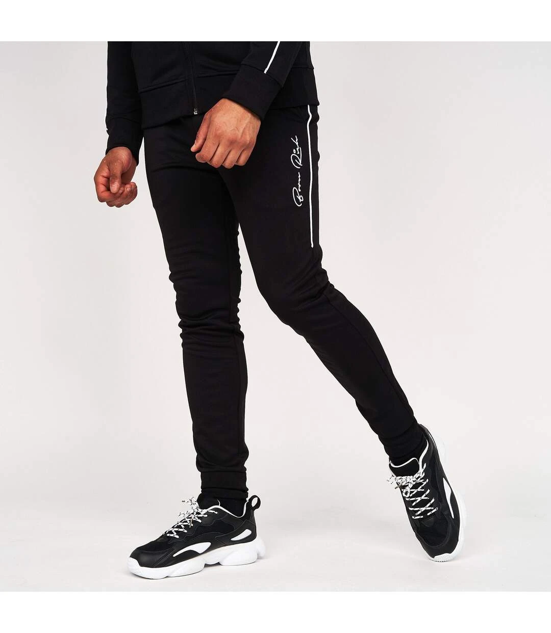 Born Rich Mens Granero Tracksuit Bottoms (Black) 3 Born Rich Mens Granero Tracksuit Bottoms (Black)