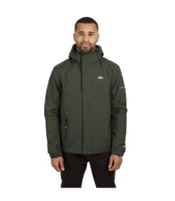 Trespass Mens Donelly Waterproof Padded Jacket (Olive) -Featured Men'S Clothing Stores 2C119B1A9AE5AD03B511D7A1D9531E02521C99D4F9408EAD9B66813FBB284C2E
