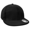 Beechfield Mens Flat Peak Rapper Cap (Black)