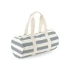 Westford Mill Unisex Nautical Barrel Bag (Natural/Gray) (One Size)