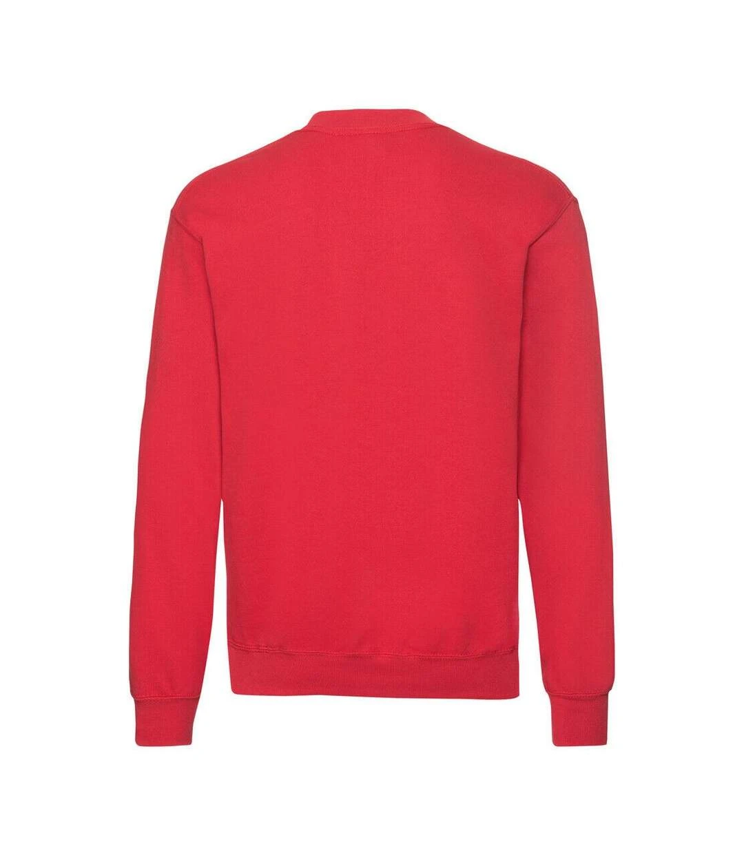 Fruit Of The Loom Mens Lightweight Drop Shoulder Sweatshirt (Red) 4 Fruit Of The Loom Mens Lightweight Drop Shoulder Sweatshirt (Red) - Image 2
