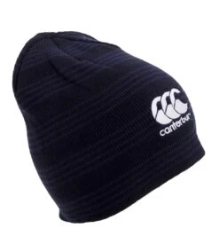 Canterbury Team Mens Winter Beanie Hat (Navy/White)