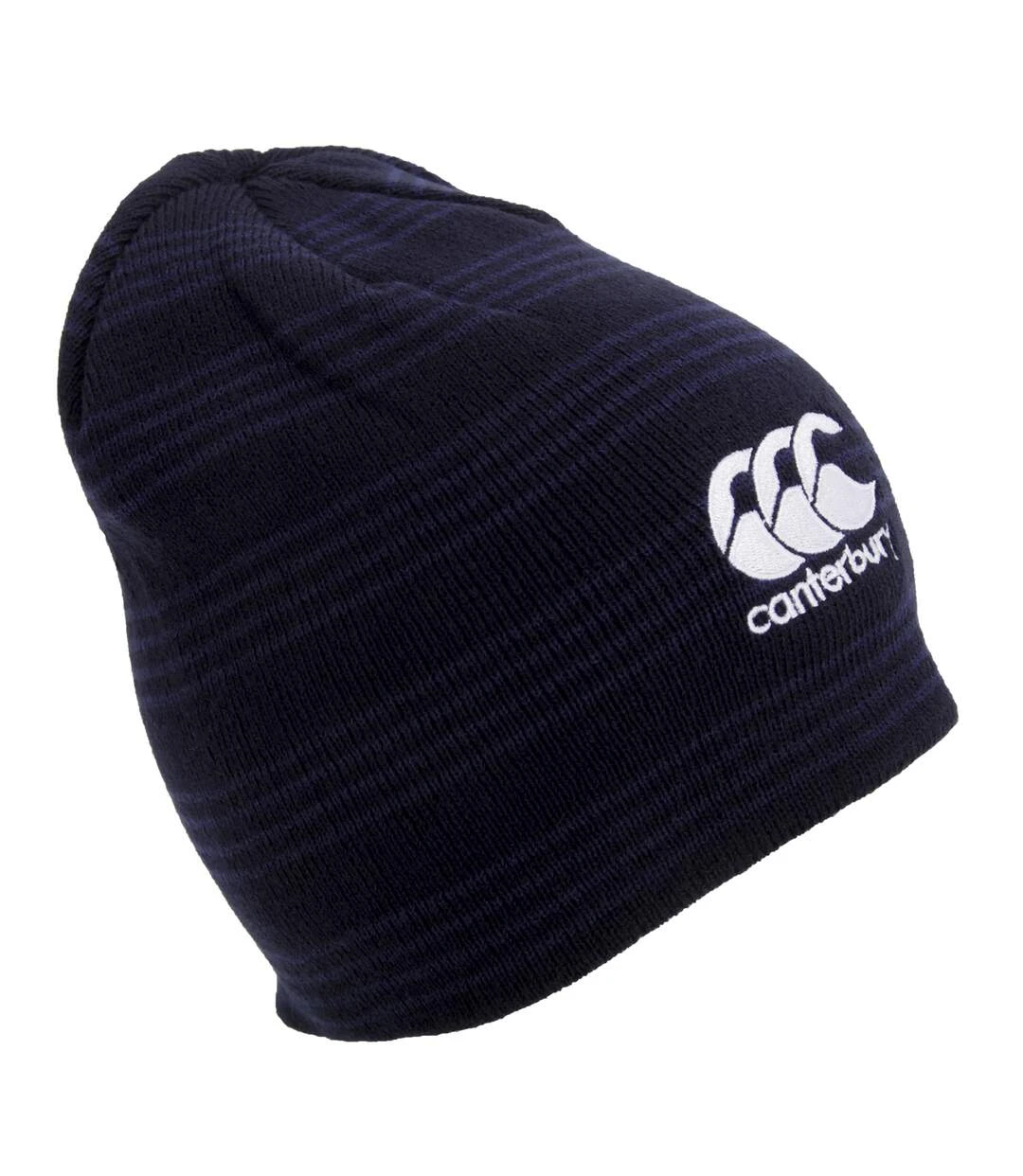 Canterbury Team Mens Winter Beanie Hat (Navy/White) 3 Canterbury Team Mens Winter Beanie Hat (Navy/White)