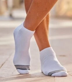 Pack Of 3 Pairs Of Men's Sneaker Socks - Grey Black White 9 Pack Of 3 Pairs Of Men's Sneaker Socks - Grey Black White -Featured Men'S Clothing Stores 2da43708bd8701d457fcc4f11d71d386