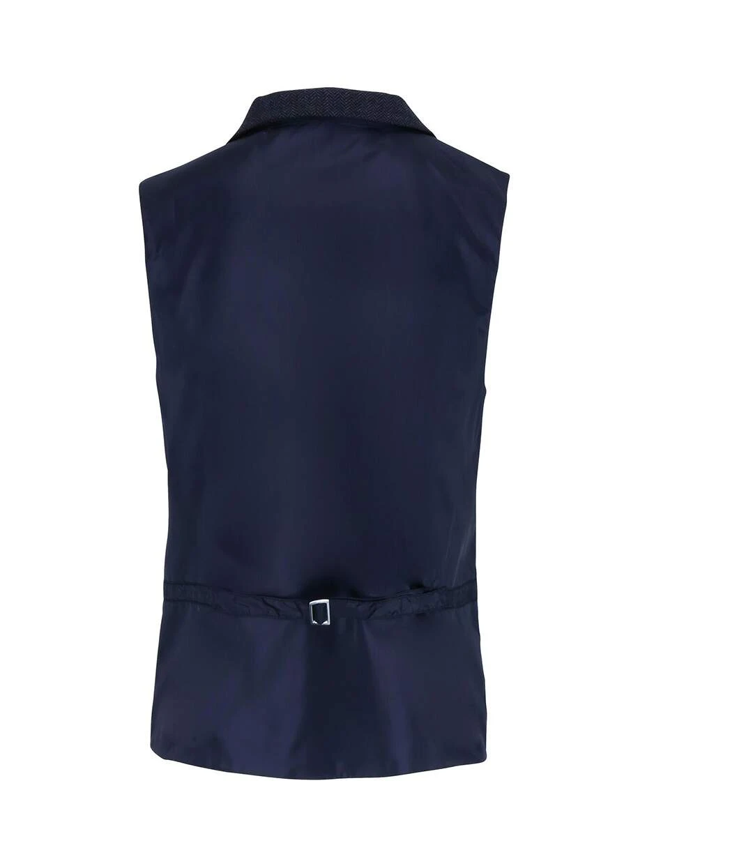 Premier® Premier Mens Herringbone Waistcoat (Navy) 4 Premier® Premier Mens Herringbone Waistcoat (Navy) - Image 2
