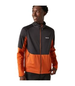 Regatta Mens Highton IV Full Zip Fleece Jacket (Burnt Copper/Black) -Featured Men'S Clothing Stores 3095528DC1FFAF354D021B02CEF716CFF3C716F2AA8FBC25DD19AAF18BC27AC2