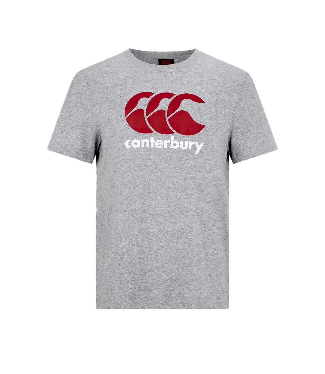 Canterbury Mens Logo T-Shirt (Gray/Red/White) 3 Canterbury Mens Logo T-Shirt (Gray/Red/White)