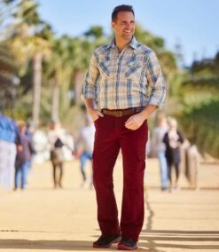 Men's Burgundy Corduroy Cargo Pants -Featured Men'S Clothing Stores 31e76333380931d0de2a2ed1038a309d