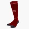 Umbro Diamond Football Socks (Vermillion/White)