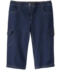 Men's Blue Cropped Denim Cargo Pants -Featured Men'S Clothing Stores 3350c795ab2c4cff2b4e3930c8eb37d3