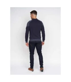 Duck And Cover Mens Deltas Knitted Sweater (Navy) -Featured Men'S Clothing Stores 34380D2DAD4FCE65CFBA52934D7AA089A17DB180D7207A8B6CF5843FE1CF6085