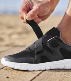 Men's Black Hook-and-Loop Sneakers 8 Men's Black Hook-and-Loop Sneakers -Featured Men'S Clothing Stores 34e1b404e9ac0a894ea577c1127517cd