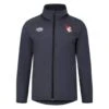 Umbro Mens 23/24 AFC Bournemouth Waterproof Jacket (Carbon/Grisaille/Black)