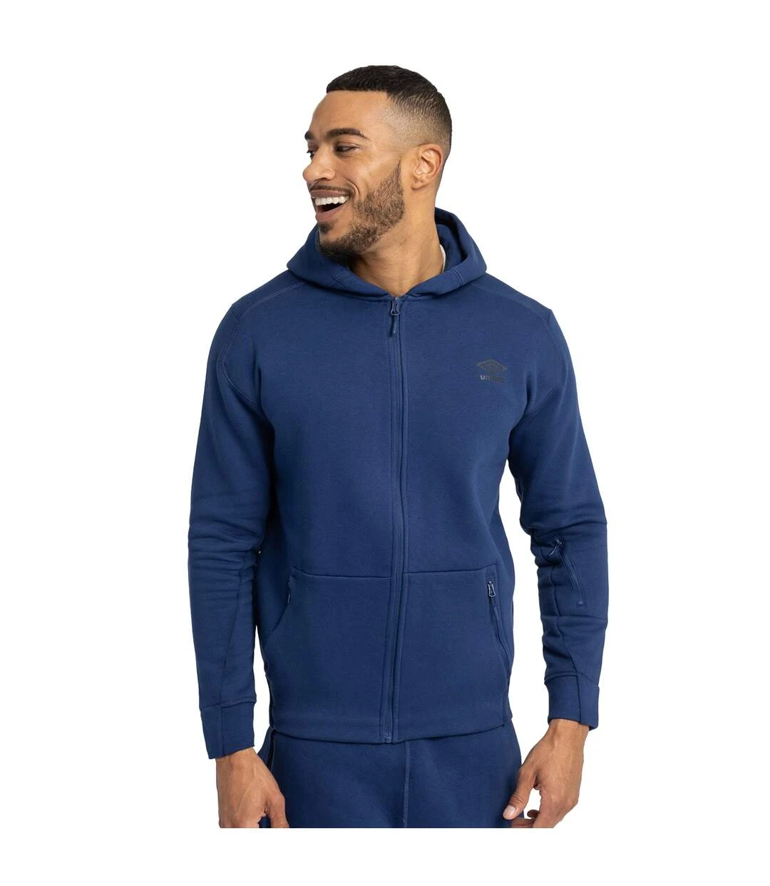 Umbro Mens Pro Elite Fleece Jacket (Navy) 6 Umbro Mens Pro Elite Fleece Jacket (Navy) - Image 4