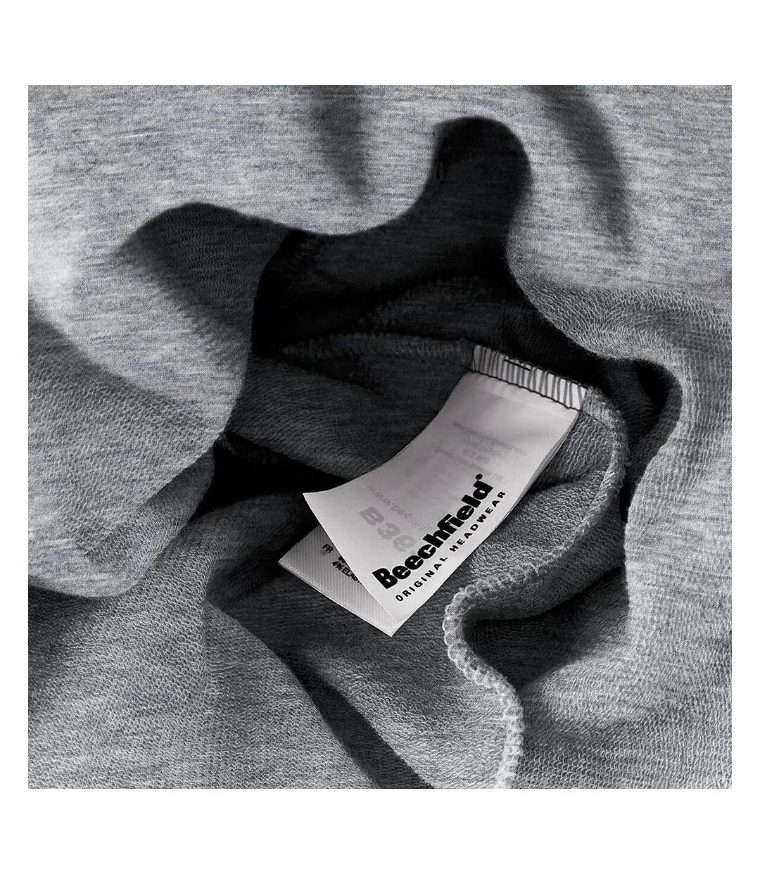 Beechfield Unisex Plain Jersey Beanie Hat (Heather Gray) 4 Beechfield Unisex Plain Jersey Beanie Hat (Heather Gray) - Image 2