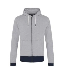 Ecologie Mens Okavango Contrast Zoodie (Heather/Navy)