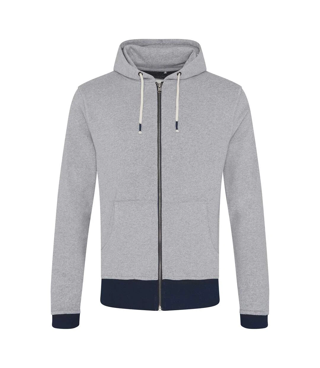 Ecologie Mens Okavango Contrast Zoodie (Heather/Navy) 3 Ecologie Mens Okavango Contrast Zoodie (Heather/Navy)