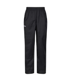 Regatta Great Outdoors Mens Classic Pack It Waterproof Overtrousers (Black) (XXXL)