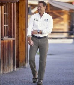 Men's Grey Regular Fit Jeans - Elasticated Waist 7 Men's Grey Regular Fit Jeans - Elasticated Waist -Featured Men'S Clothing Stores 3804f4b969d2ff121708815baa0b21cf