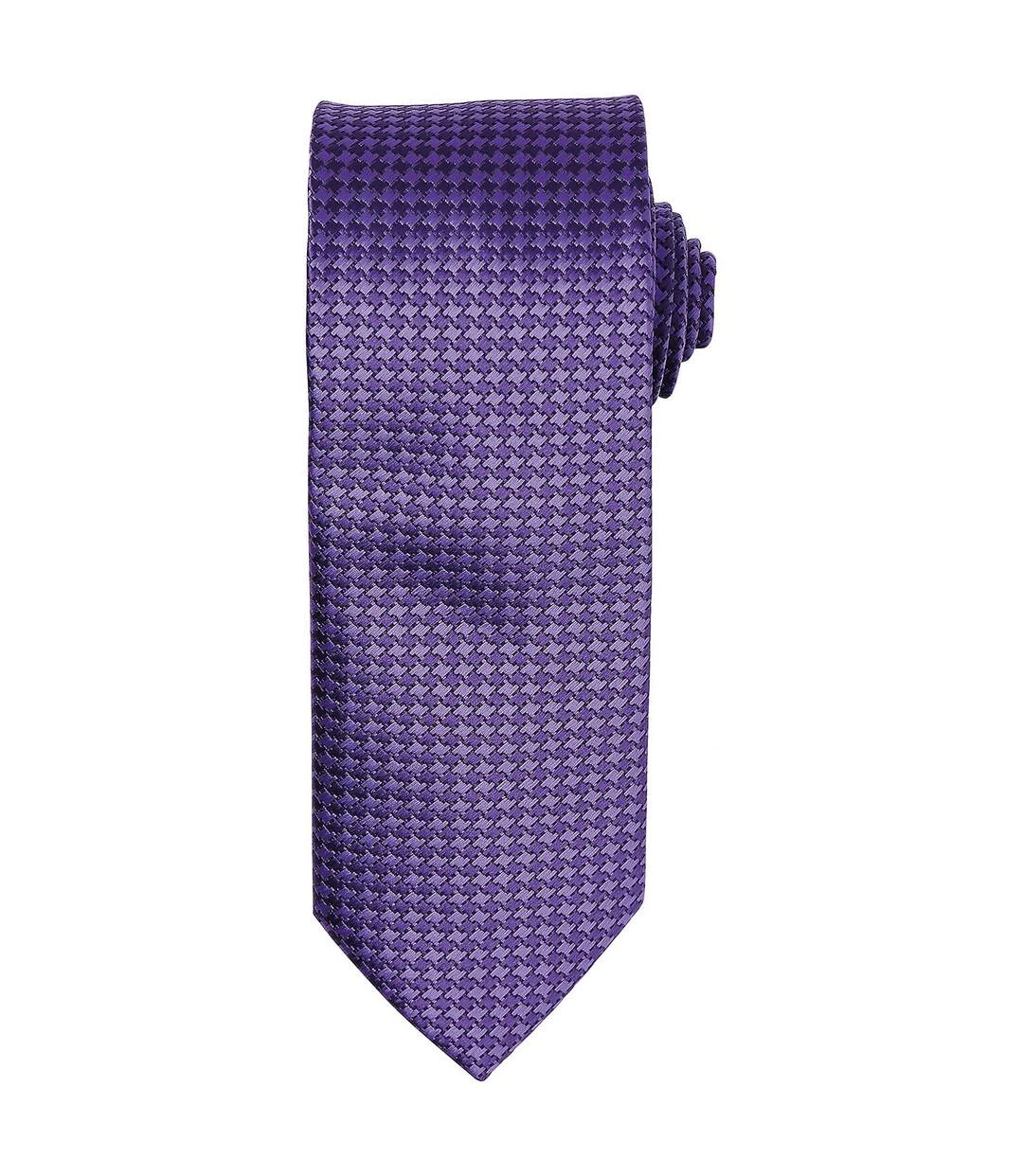 Premier® Premier Puppytooth Tie (Purple) (One Size) 3 Premier® Premier Puppytooth Tie (Purple) (One Size)