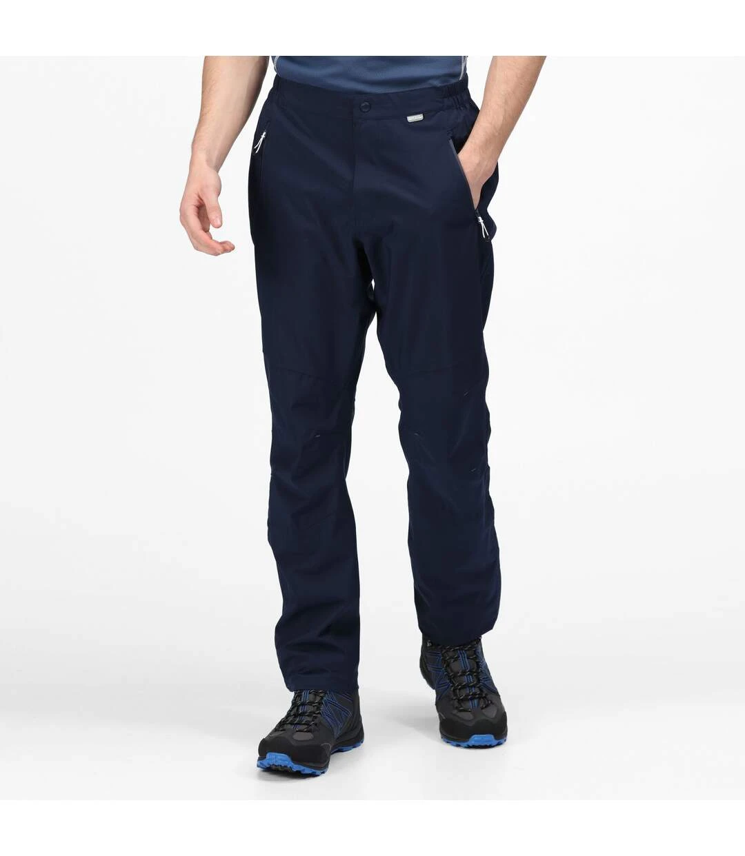 Regatta Mens Highton Stretch Overpants (Navy) 4 Regatta Mens Highton Stretch Overpants (Navy) - Image 2