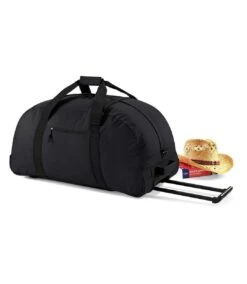 BagBase Classic Wheelie Holdall / Duffel Travel Bag (Black) (One Size) -Featured Men'S Clothing Stores 3A3F9C46320A1E2B2721B93D6040EBDD044E93AE44D0E5A1110E9D284DA6F93E