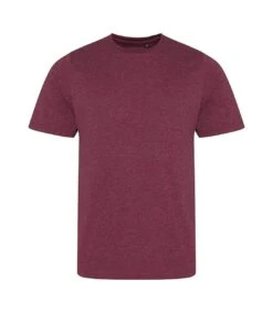 AWDis Mens Tri Blend T Shirt (Heather Burgundy)