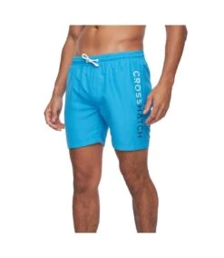 Crosshatch Mens Swimlar Swim Shorts (Blue)
