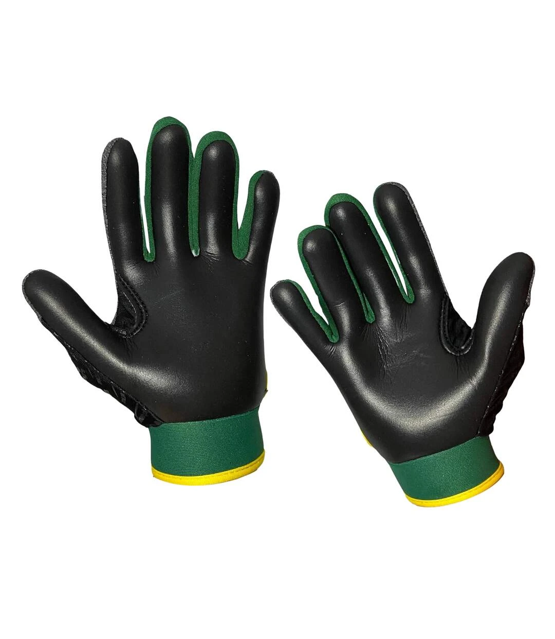 Murphys Unisex Adult Contrast Gaelic Gloves (Gray/Green/Yellow) 4 Murphys Unisex Adult Contrast Gaelic Gloves (Gray/Green/Yellow) - Image 2