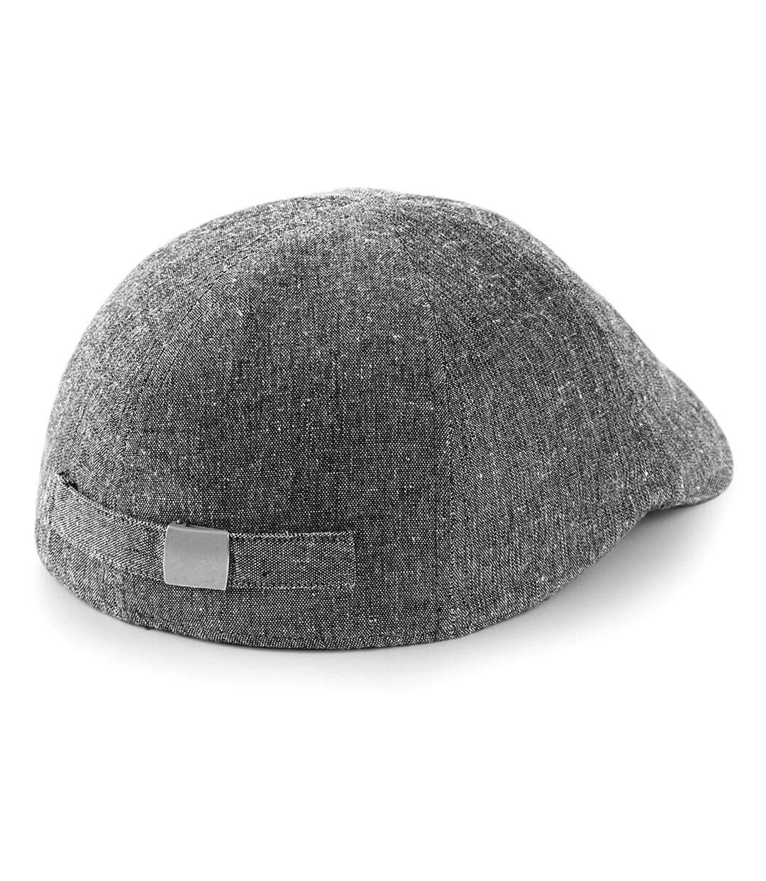 Beechfield Mens Classic Gatsby Summer Flat Cap (Grey Linen) 4 Beechfield Mens Classic Gatsby Summer Flat Cap (Grey Linen) - Image 2