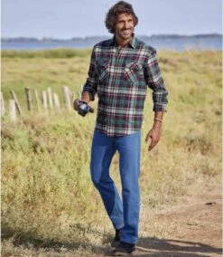 Pack Of 2 Men's Regular Stretch Jeans - Blue Black -Featured Men'S Clothing Stores 3a12465e8c44c30c136e0588035b69bf