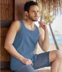 Pack Of 3 Classic Men's Tank Tops - Red Blue White 8 Pack Of 3 Classic Men's Tank Tops - Red Blue White -Featured Men'S Clothing Stores 3ac23f37bea0e2fcd80e438e1e49b52a