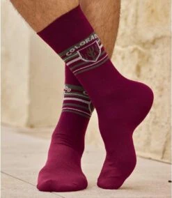 Pack Of 4 Men's Pairs Of Patterned Socks -Featured Men'S Clothing Stores 3cf1dc23abb6d69196bea3c21b7e1e96